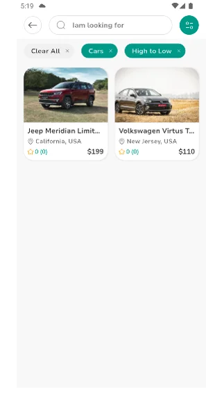 Date range and calendar availability