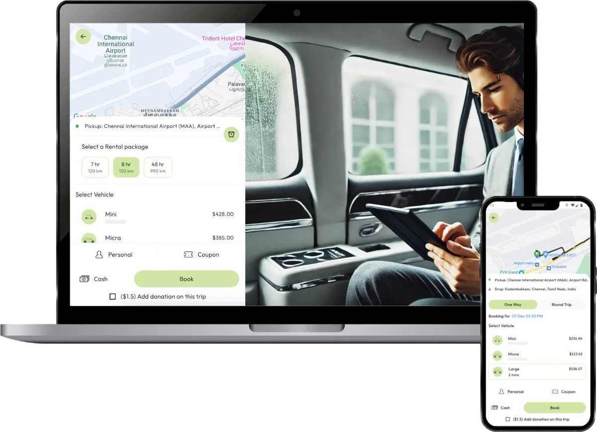 Taxisa taxi booking platform and dispatch console interface